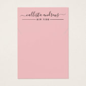 Eenvoudige zwarte roze Ketting Display Kaart (Voorkant)