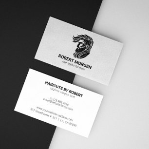 Eenvoudige Zwarte Sieraden Kapsel Logo Visitekaartje