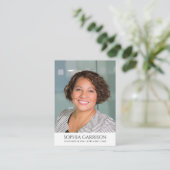 Eenvoudige zwarte tekst Begrafenisgebed Kaart met  (Staand voorkant)