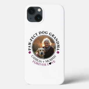 Eenvoudige Zwarte Tekst Grappige Hond Oma Foto Case-Mate iPhone Case