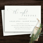 Eenvoudige Zwarte Witte avond van het Manuscript a Bedankkaart