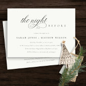 Eenvoudige Zwarte Witte avond van het Manuscript a Bedankkaart