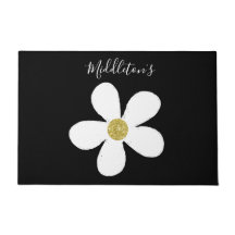 Eenvoudige zwarte, witte, goudfamilie, persoonlijk