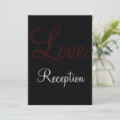 Eenvoudige zwarte, witte initiële huwelijksrecepti kaart (Staand voorkant)