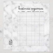 Eenvoudige, zwarte, zwarte, zakelijke kosten (Voorkant / Achterkant)