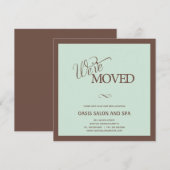 Eenvoudige zwepen die aankondiging verplaatsen (Voorkant / Achterkant)