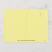 EENVOUDIGER BONNET EN EIEREN, MET EEN KANS KANKZIC FEESTDAGENKAART (Achterkant)