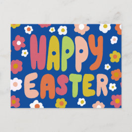 EENVOUDIGER Bubble Letters Colorful Spring CUSTOM Briefkaart
