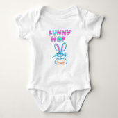 EENVOUDIGER BUNNY BABY CREEPER T-SHIRT (Voorkant)