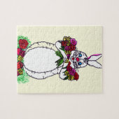 EENVOUDIGER BUNNY MET ROZEN LEGPUZZEL (Horizontaal)