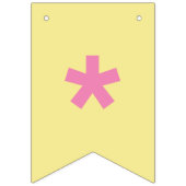 "EENVOUDIGER BUNTING BANNER AANPASSEN" (Eerste vlag)