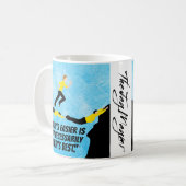 "Eenvoudiger dan best" Koffiemok (Voorkant links)