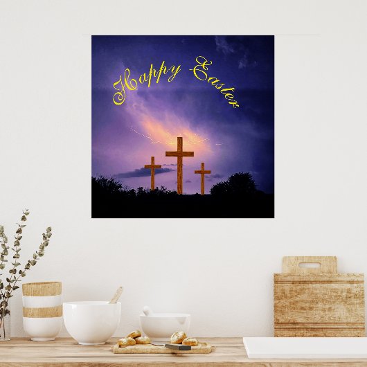 EENVOUDIGER DAT HIJ RISEN HEEFT POSTER (Keuken)