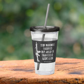 Eenvoudiger een Pistool dan een hond te kopen Acryl Drinkbeker