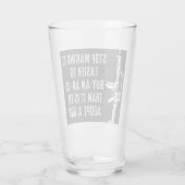 Eenvoudiger een Pistool te kopen dan een hondenbie Glas (Achterkant)