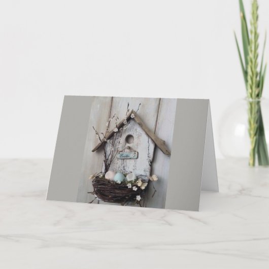 **** EENVOUDIGER** EN SPRINGTIME OOK! FEESTDAGEN KAART (Voorkant)