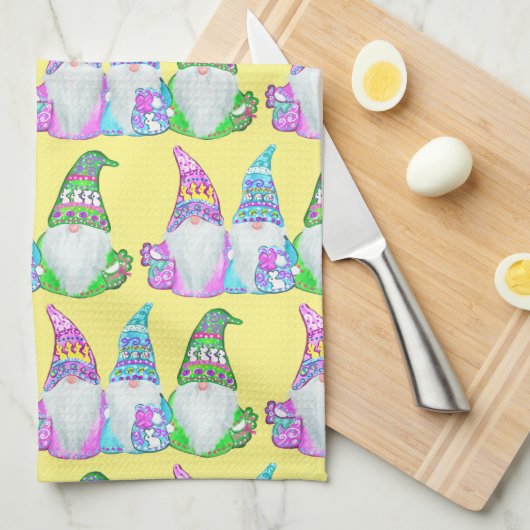 EENVOUDIGER GNOMES THEEDOEK (Quarter Fold)