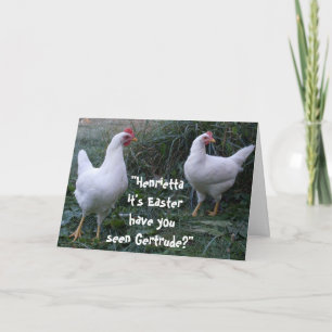 EENVOUDIGER HEN-JOKE-kaart Feestdagen Kaart