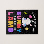 EENVOUDIGER" HET GAAT NIET OM DE BUNNY PERSONALIZE LEGPUZZEL (Horizontaal)