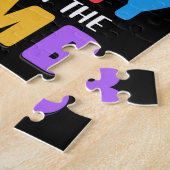 EENVOUDIGER" HET GAAT NIET OM DE BUNNY PERSONALIZE LEGPUZZEL (Zijkant)