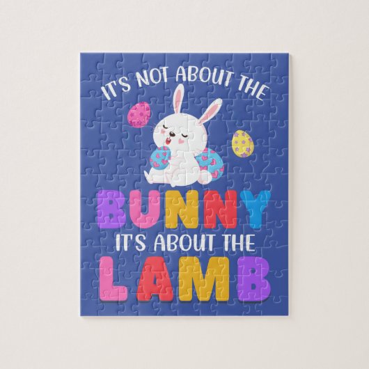 EENVOUDIGER" HET GAAT NIET OM DE BUNNY" PUZZLE! JI LEGPUZZEL (Verticaal)