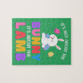 EENVOUDIGER" HET GAAT NIET OM DE BUNNY" PUZZLE! LEGPUZZEL (Horizontaal)