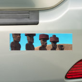 EENVOUDIGER ISLAND MET KOPEN BUMPERSTICKER (Op auto)