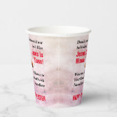 EENVOUDIGER | Jesus is Risen Church Papieren Bekers (Rechts)