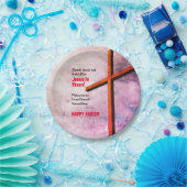 EENVOUDIGER | Jesus is Risen Church Papieren Bordje (Feest)