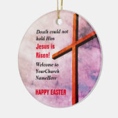 EENVOUDIGER | Jesus is Risen Keramisch Ornament (Links)