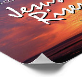 EENVOUDIGER Jezus is een stijlvolle Schilderachtig Poster (Hoek)