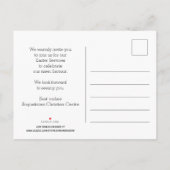 EENVOUDIGER Jezus is Risen CHURCH SERVICES Geperso Uitnodiging Briefkaart (Achterkant)