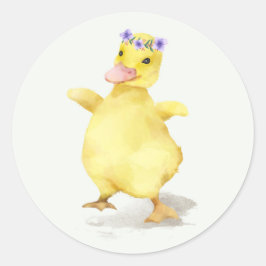 EENVOUDIGER KIJK MET WREATS VOOR ENVELOPE SEAL RONDE STICKER