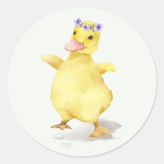 EENVOUDIGER KIJK MET WREATS VOOR ENVELOPE SEAL RONDE STICKER (Voorkant)