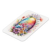 EENVOUDIGER Magnet met Bunnieten met paasei Magneet (Linkerzijde)