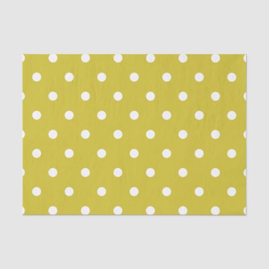 EENVOUDIGER MET WITTE POLKA DOTS TISSUEPAPIER (Voorkant)