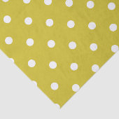 EENVOUDIGER MET WITTE POLKA DOTS TISSUEPAPIER (Detail)