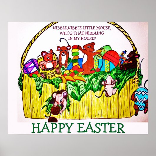 EENVOUDIGER, NIBBLE, KLEINE MUIS poster (Voorkant)