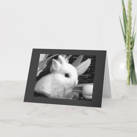 EENVOUDIGER OP MIJN "HONEY BUNNY" FEESTDAGEN KAART (Voorkant)