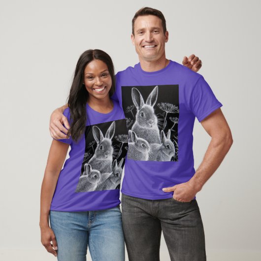 EENVOUDIGER RABBIT TSHIRT (Unisex)