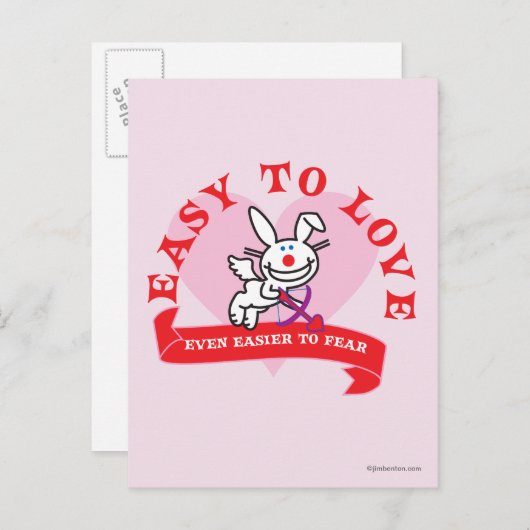 Eenvoudiger te vrezen briefkaart (Voorkant / Achterkant)