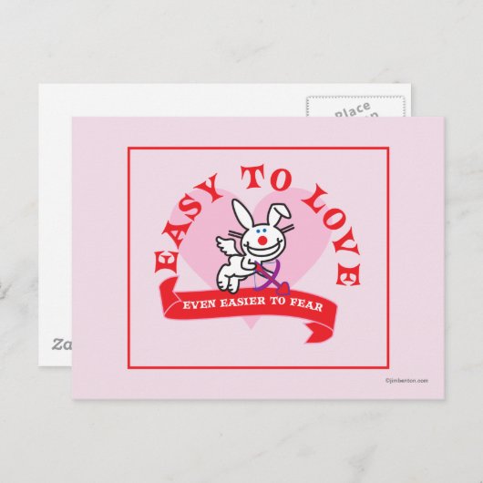 Eenvoudiger te vrezen briefkaart (Voorkant / Achterkant)