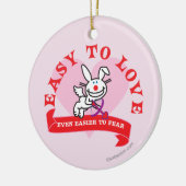 Eenvoudiger te vrezen keramisch ornament (Links)