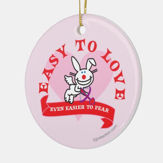 Eenvoudiger te vrezen keramisch ornament (Links)