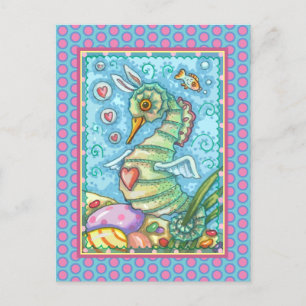 EENVOUDIGER VANWEGE DE SEAHORSE HOLIDAY-BRIEFKAART BRIEFKAART