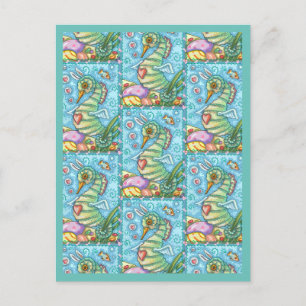 EENVOUDIGER VANWEGE DE SEAHORSE HOLIDAY-BRIEFKAART BRIEFKAART