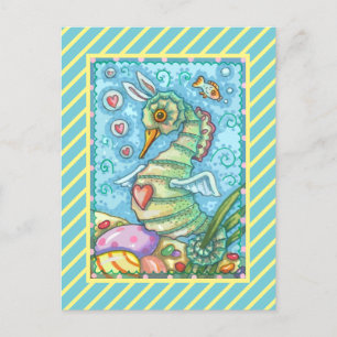 EENVOUDIGER VANWEGE DE SEAHORSE HOLIDAY-BRIEFKAART BRIEFKAART