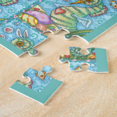 EENVOUDIGER VANWEGE DE SEAHORSE HOLIDAY PUZZZLE LEGPUZZEL (Zijkant)