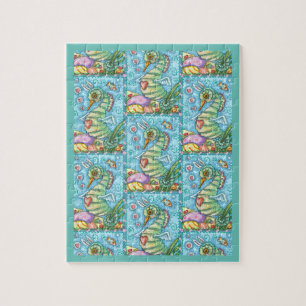 EENVOUDIGER VANWEGE DE SEAHORSE HOLIDAY PUZZZLE LEGPUZZEL