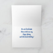 EENVOUDIGER VERLIEZEN ***ZISTER** FEESTDAGEN KAART (Binnen)